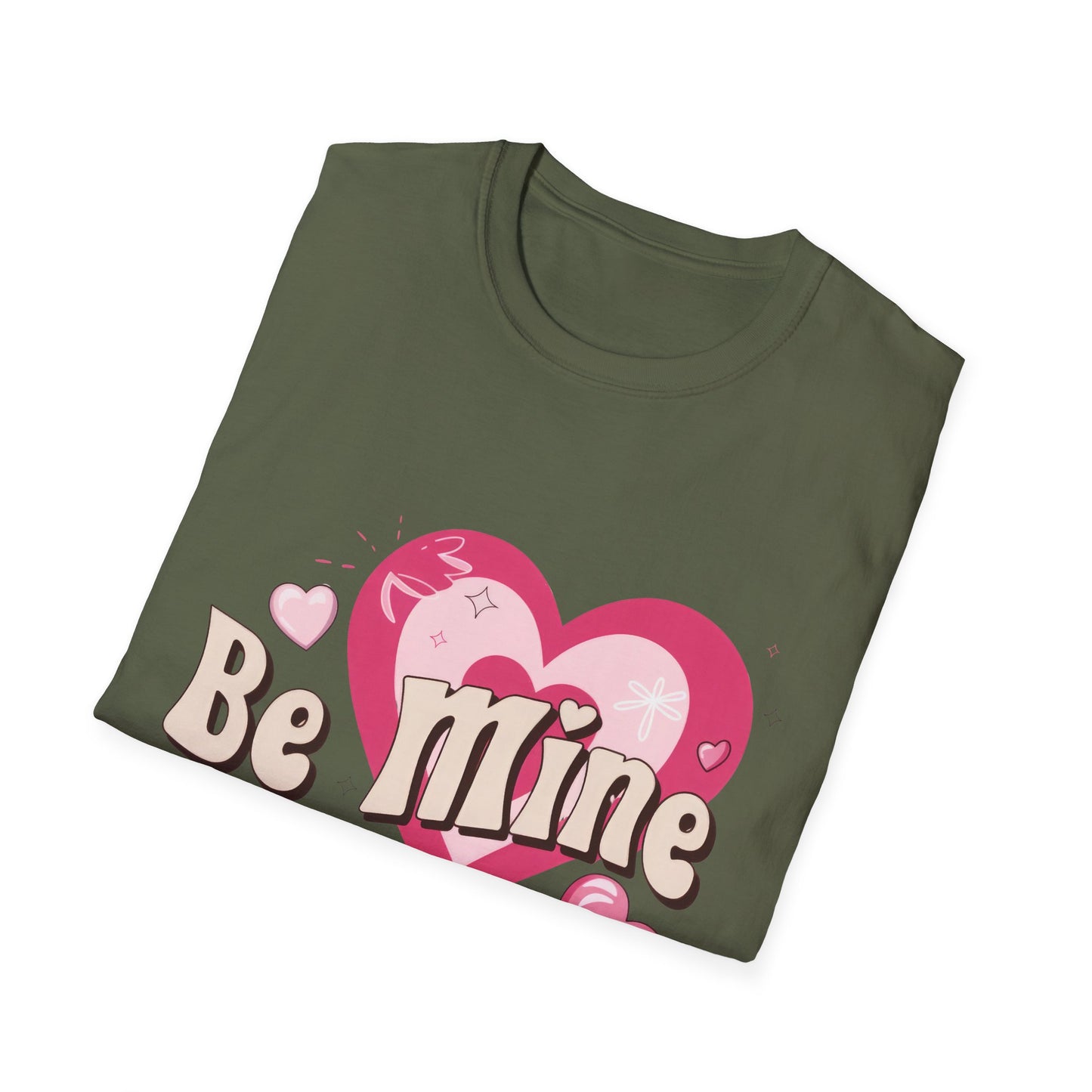 Sweet "Be Mine" Retro T-Shirt | Adorable Valentine's Day Heart Graphic Tee | Perfect Romantic Gift