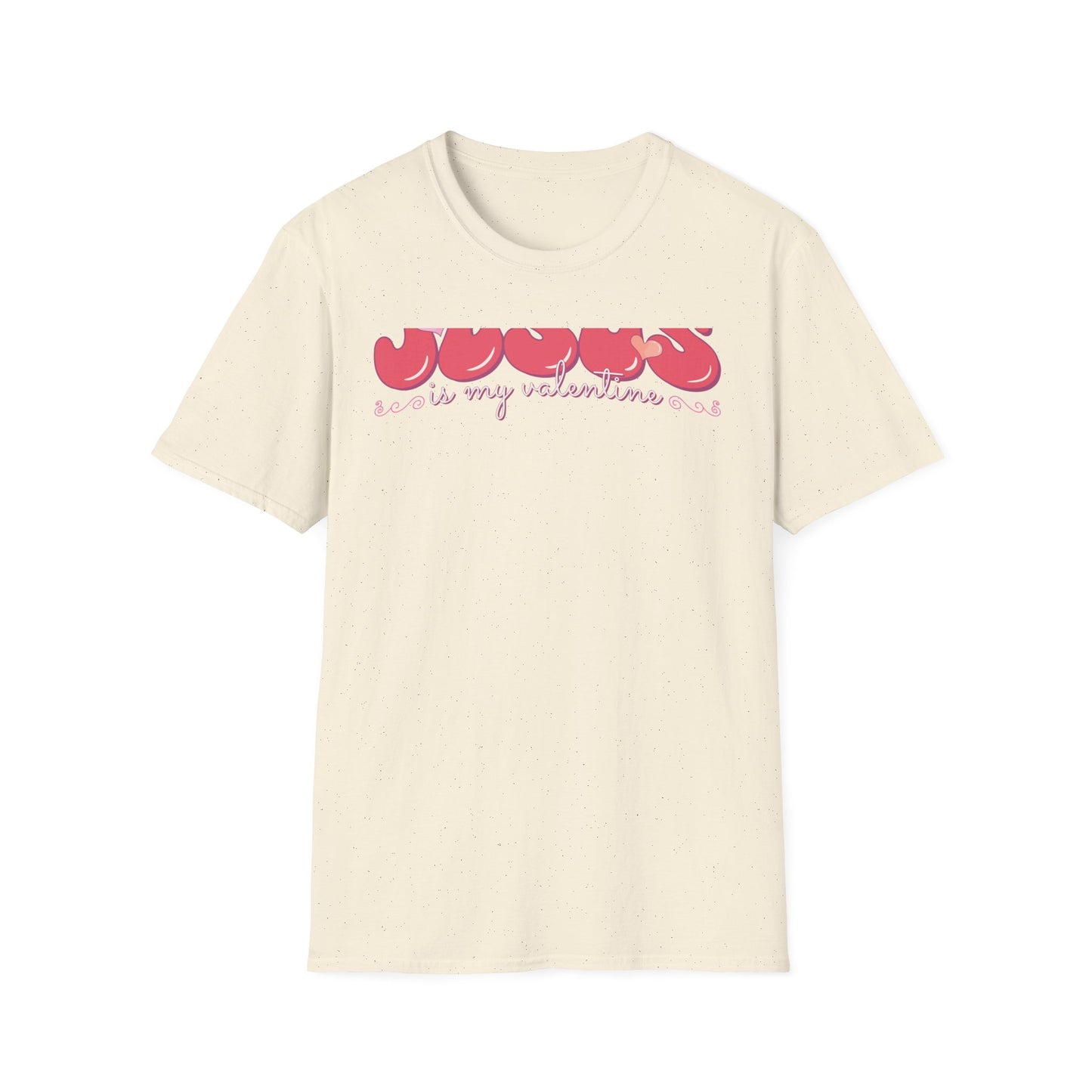 Unique Jesus is My Valentine T-Shirt | Groovy Retro Faith Tee | Sweet Christian Valentine's Day Gift for Her