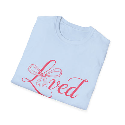 Inspiring 'Loved' John 3:16 Christian T-Shirt for Women - Beautiful Scripture Faith Tee Gift
