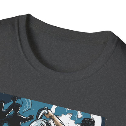 Epic Zombie Apocalypse Hunter T-Shirt - Fearless Biker Survival Horror Tee for Gamers & Fans - Thrilling Crossbow Rider Design