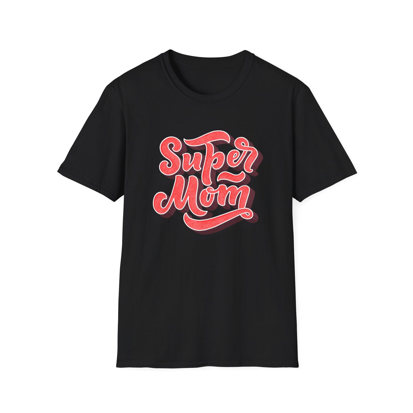 Super Mom T-Shirt | Vibrant Retro Script Tee | Ultimate Mother's Day Gift for Best Moms & Women