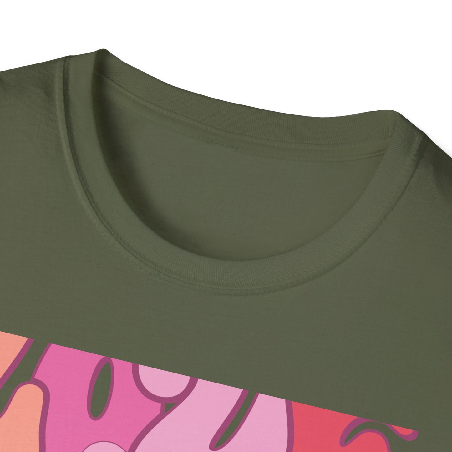 Groovy "LOVE MORE worry less" T-Shirt | Retro Happy Heart Tee | Positive Vibes Apparel for All | Inspiring Gift