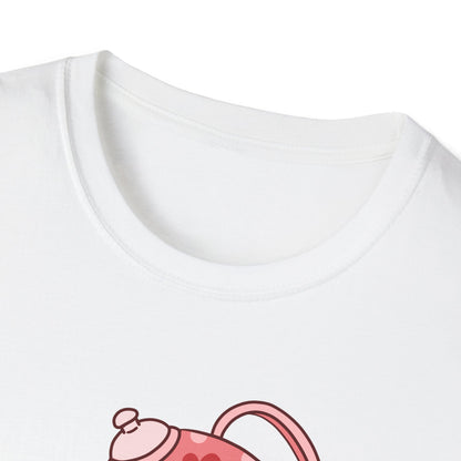 Charming 'Steal Your Heart' Teapot T-Shirt | Adorable Valentine's Day Love & Tea Lover Gift | Sweet Romantic Tee