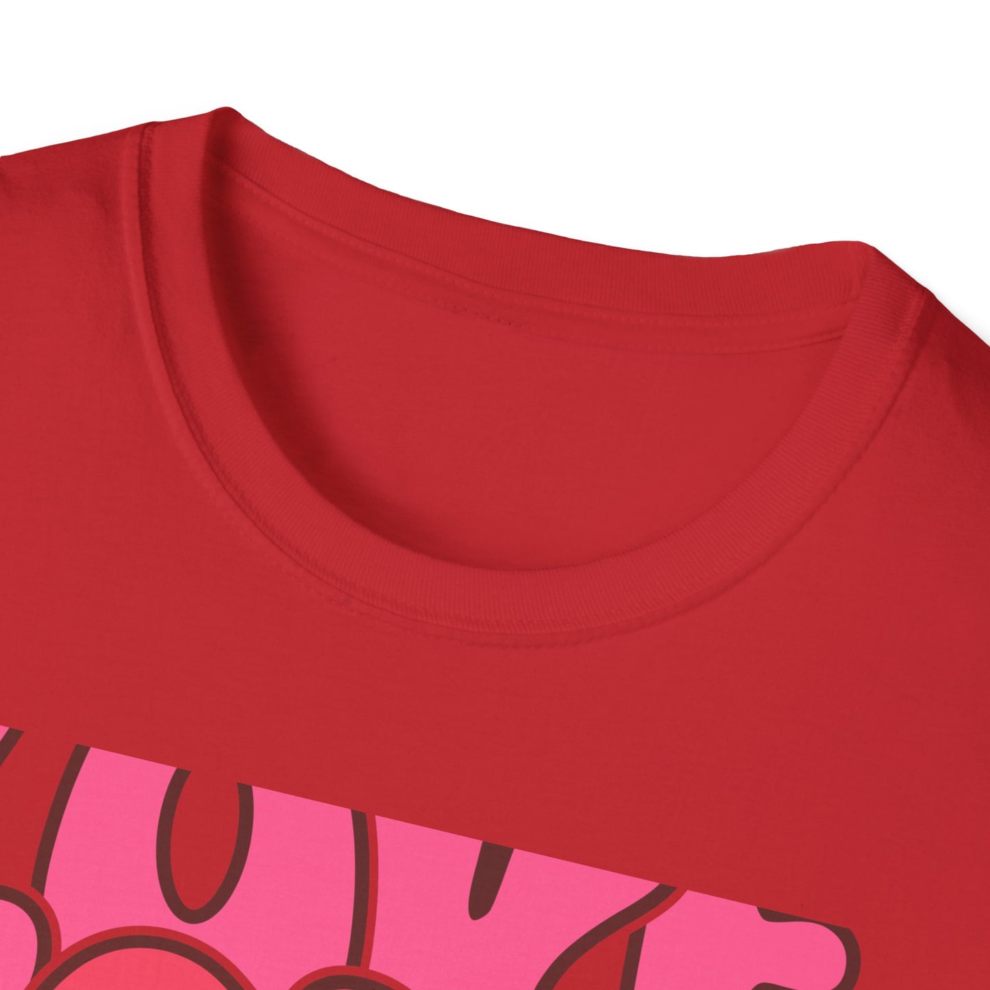 Vibrant Groovy LOVE XOXO T-Shirt | Retro Heart Bubble Letters Tee | Sweet Valentine's Day & Everyday Love Gift