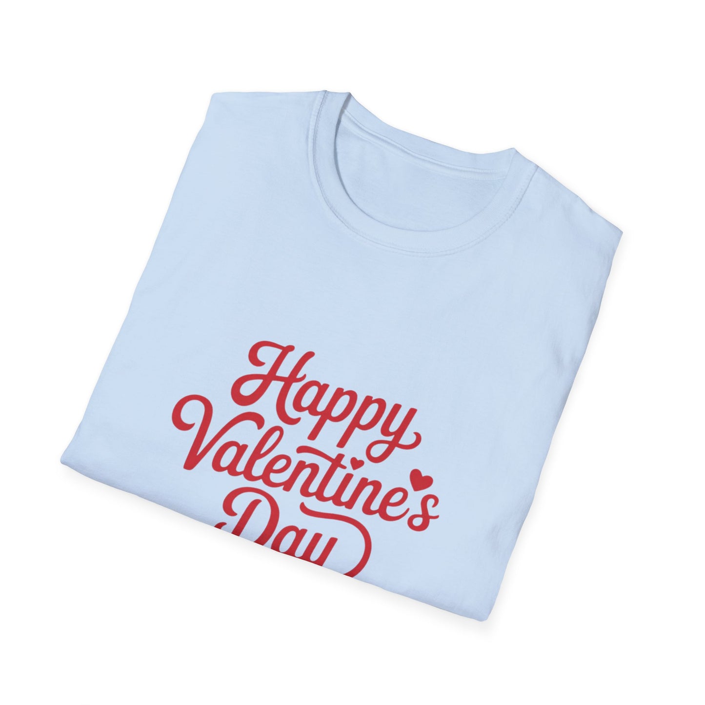 Sweet Happy Valentine's Day T-Shirt | Adorable Script Love Tee | Perfect Romantic Gift for Couples & Loved Ones | Express Your Love
