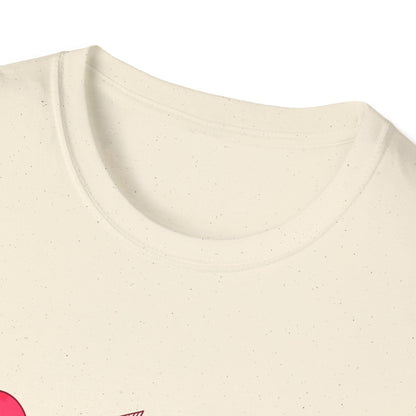 Charming Love Vibes T-Shirt | Trendy Valentine's Day Hearts, Plaid & Leopard Print Tee for Women