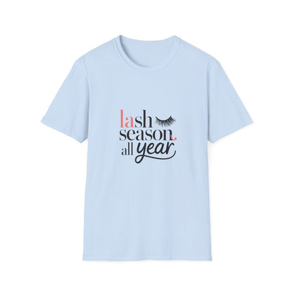 Chic 'La Lashes' Glam T-Shirt | Stunning Beauty & Makeup Artist Tee - Perfect for Lash Lovers!