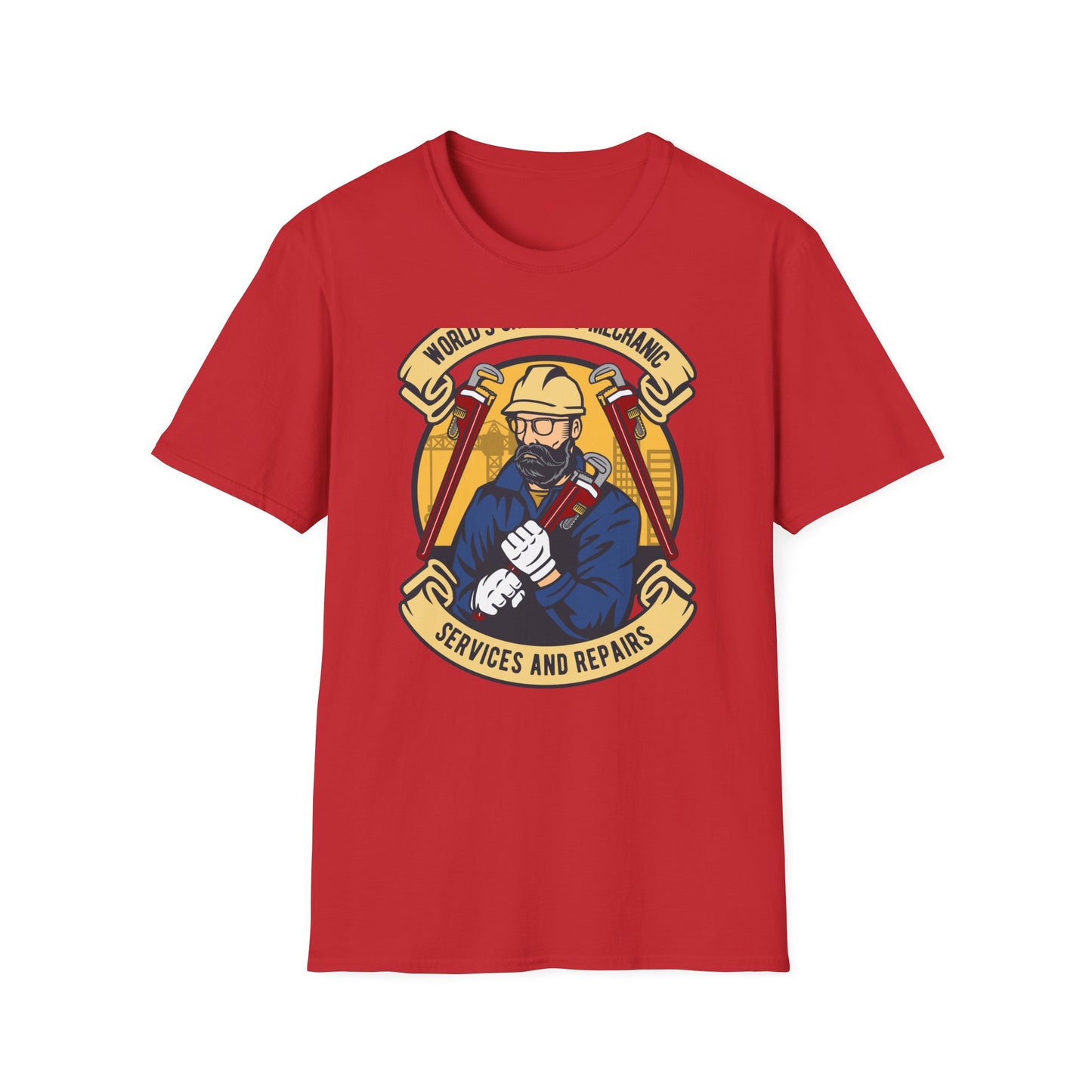 Epic World's Greatest Mechanic T-Shirt - Master Handyman, Repair & Service Pro | Awesome Tradesman Gift Idea