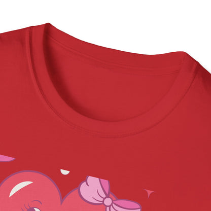 Adorable Retro "Be Mine" Cartoon Heart T-Shirt | Groovy Valentine's Day Gift for Her | Cute Love Graphic Tee