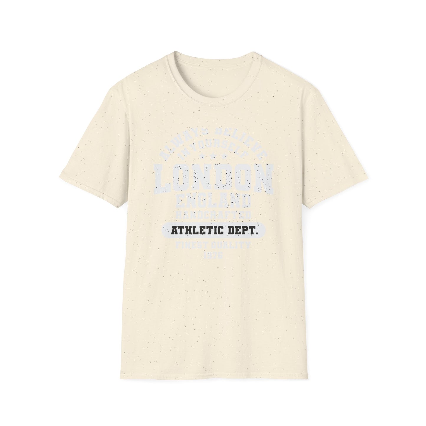 Vintage London Athletic Dept. T-Shirt | Believe In Yourself England Tee | Premium Quality Sportswear & Inspirational Style