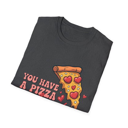 Adorable 'You Have a Pizza My Heart' T-Shirt - Cute Valentine's Day Love Gift for Foodies & Couples