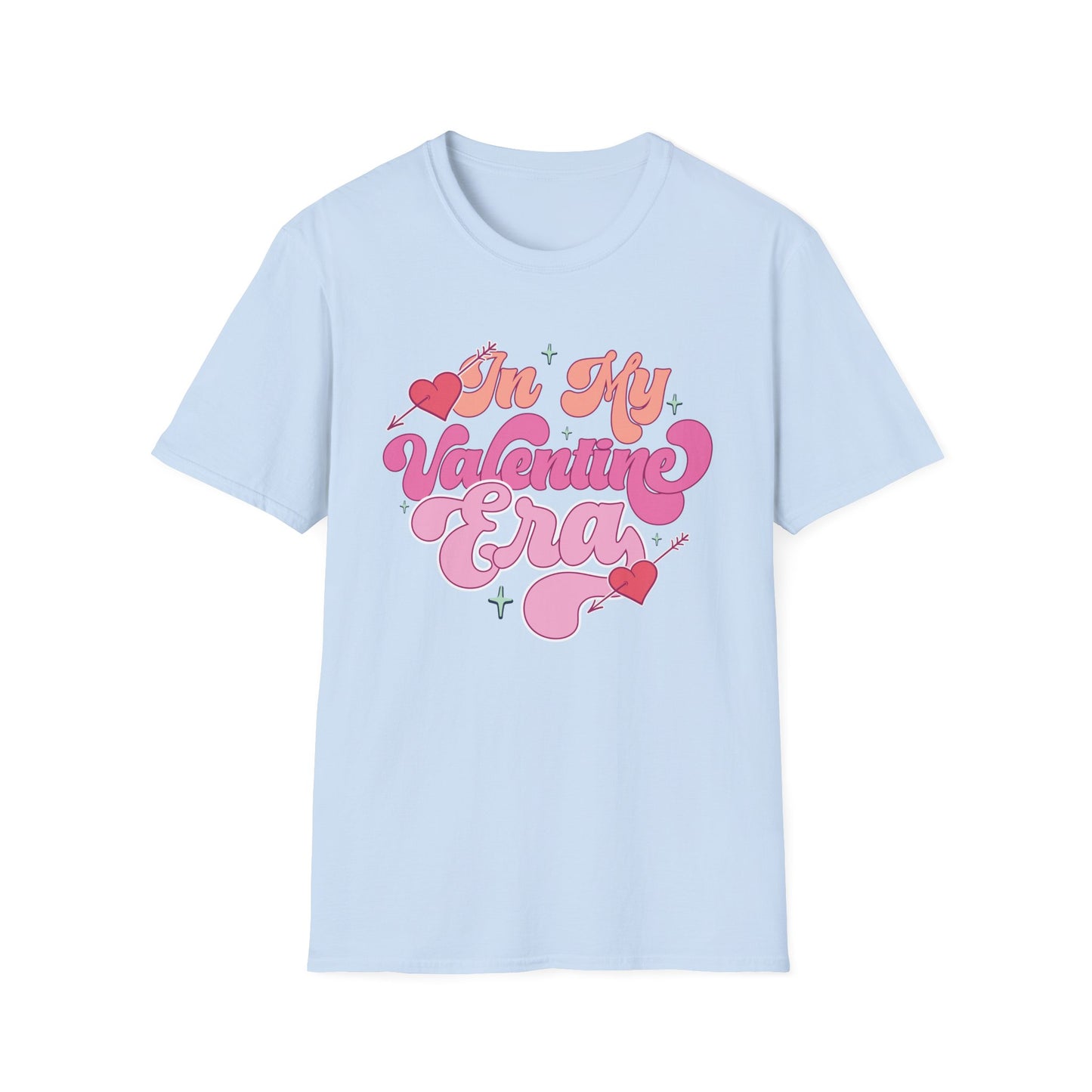 Groovy 'In My Valentine Era' T-Shirt | Retro Pink Heart Trendy Valentine's Day Tee | Sweet Love Season Gift