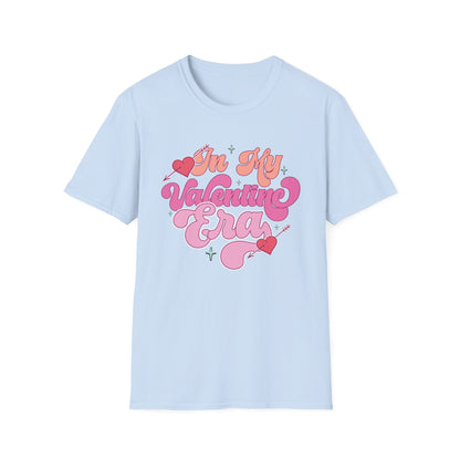 Groovy 'In My Valentine Era' T-Shirt | Retro Pink Heart Trendy Valentine's Day Tee | Sweet Love Season Gift