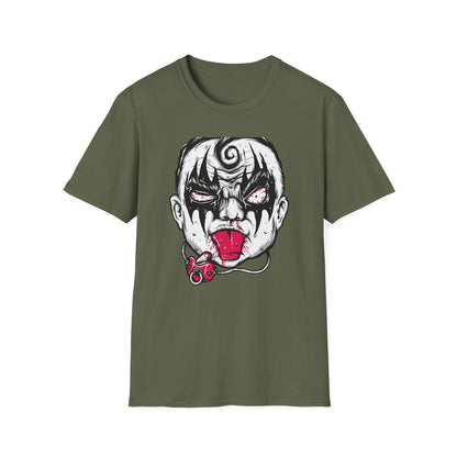 Unleash Your Inner Rocker: Epic Demon Baby T-Shirt - KISS-Inspired Edgy Infant Tee for Metal & Punk Fans