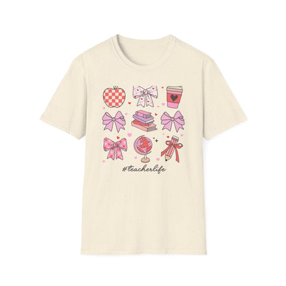 Adorable #TeacherLife T-Shirt - Cute Educator Gift for Back to School & Appreciation Day! Cozy & Inspiring Design