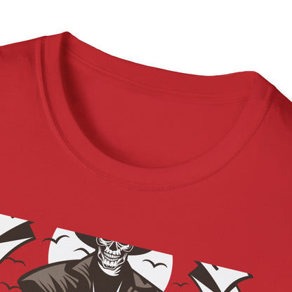 Legendary Wild West Skeleton Cowboy T-Shirt - Iconic American Legend & Vintage Outlaw Rider Tee for Men, Epic Western Culture Fan Gift