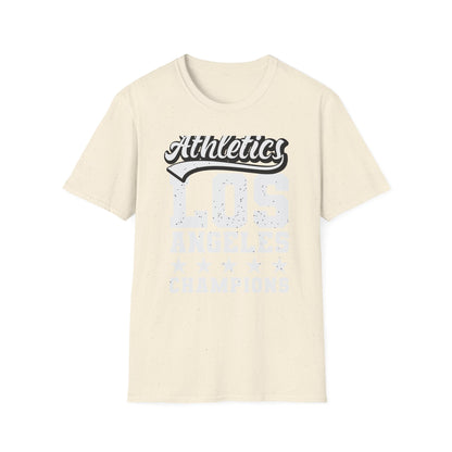 Vintage Los Angeles Athletics Champions T-Shirt - Iconic LA Sports Fan Apparel for Ultimate Pride