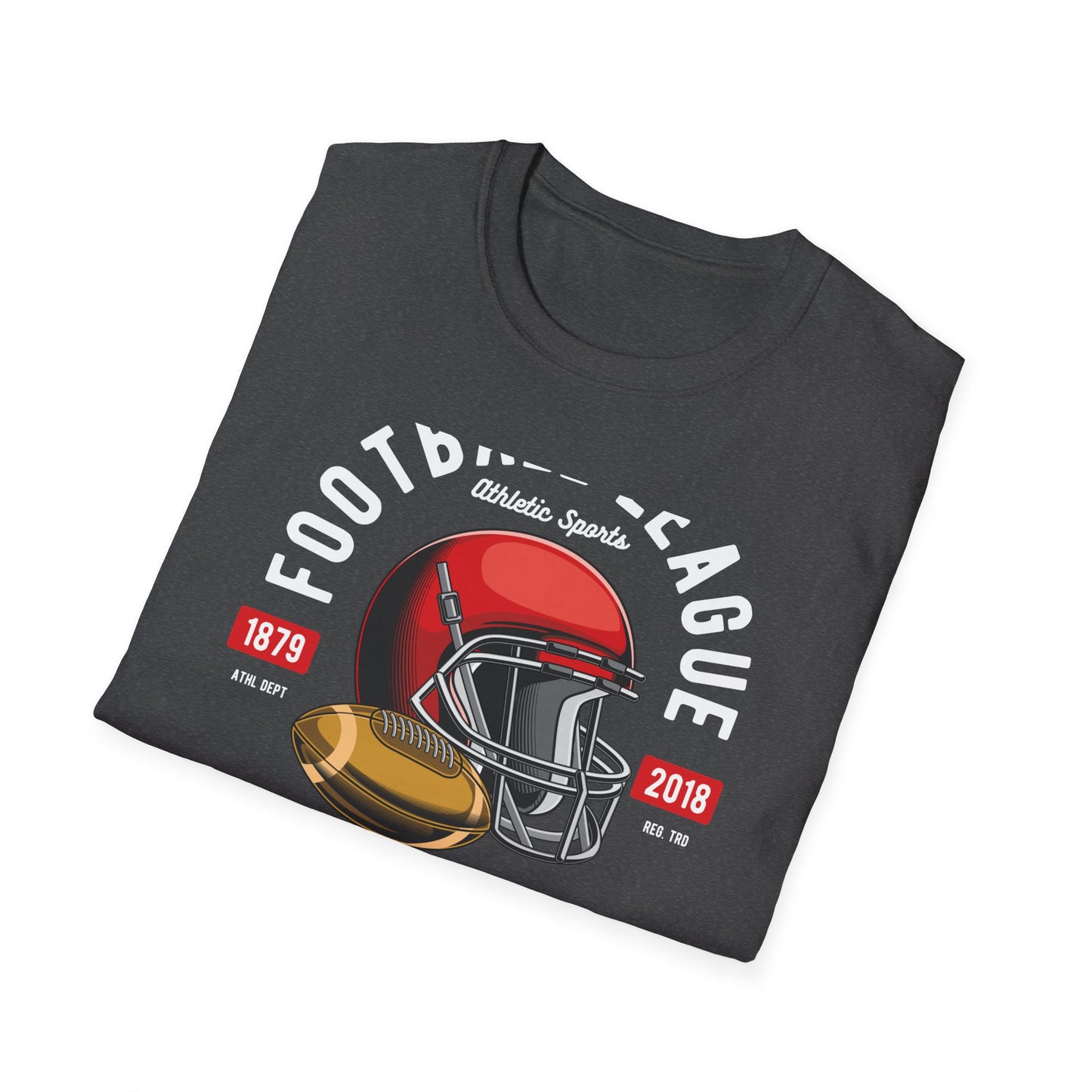 Classic National Football T-Shirt - Vintage Helmet & Ball Design - Essential Game Day Fan Gear | Ultimate Sports Lover Gift