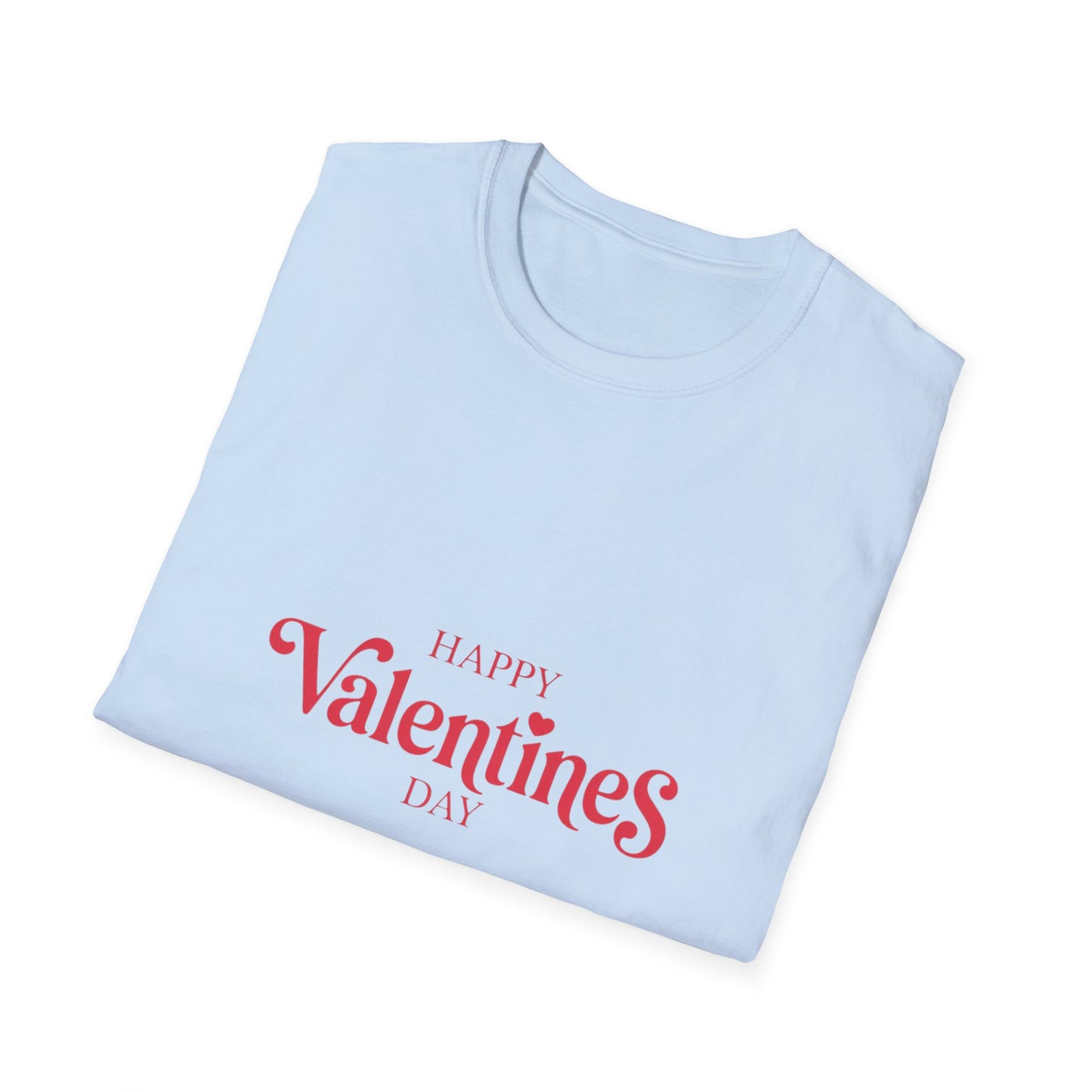 Charming Happy Valentines Day T-Shirt | Romantic Red Heart Love Tee | Perfect Gift for Her, Him & Couples