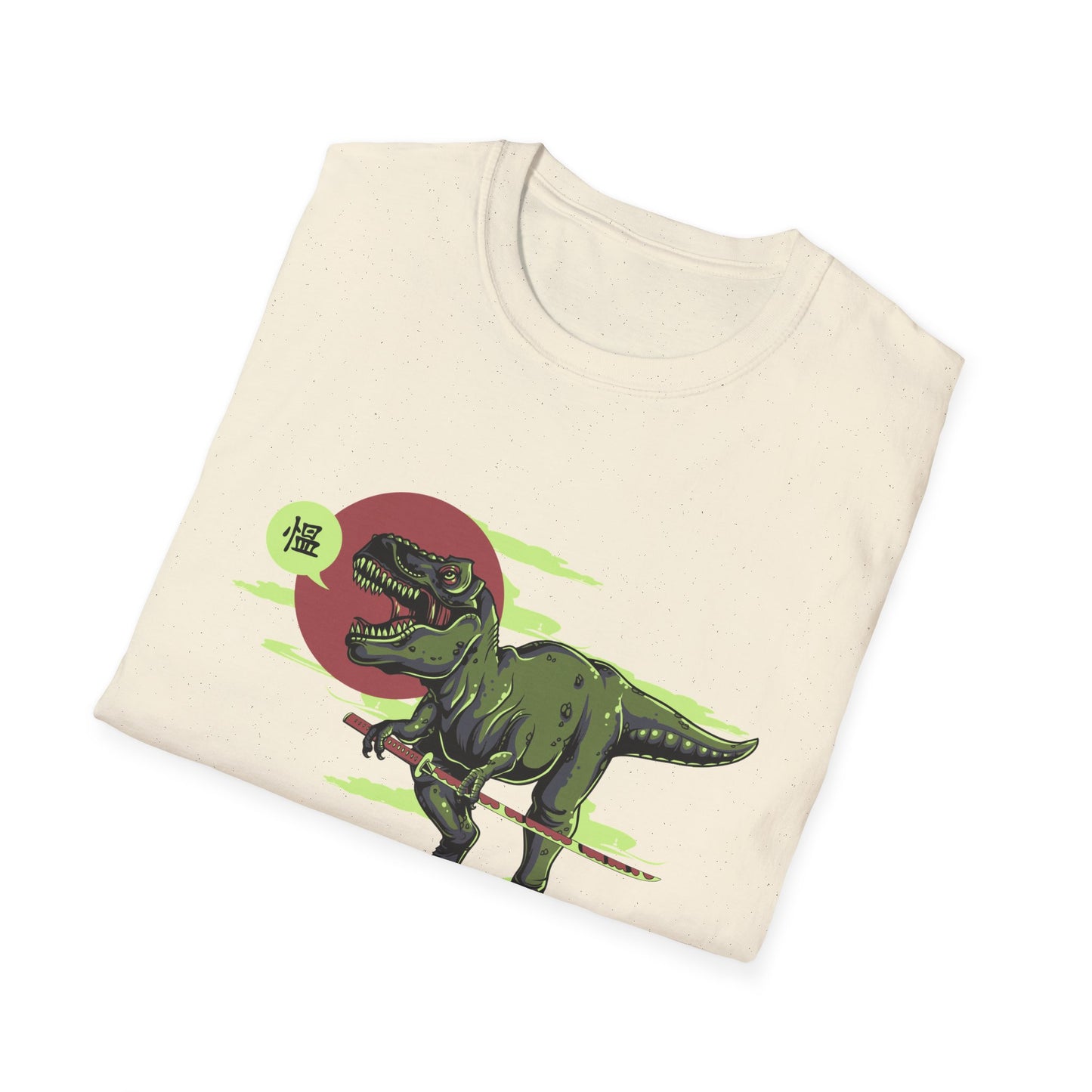 Epic Samurai T-Rex T-Shirt | Fierce Dinosaur Katana Japanese Style Tee | Unique Dino Lover Gift