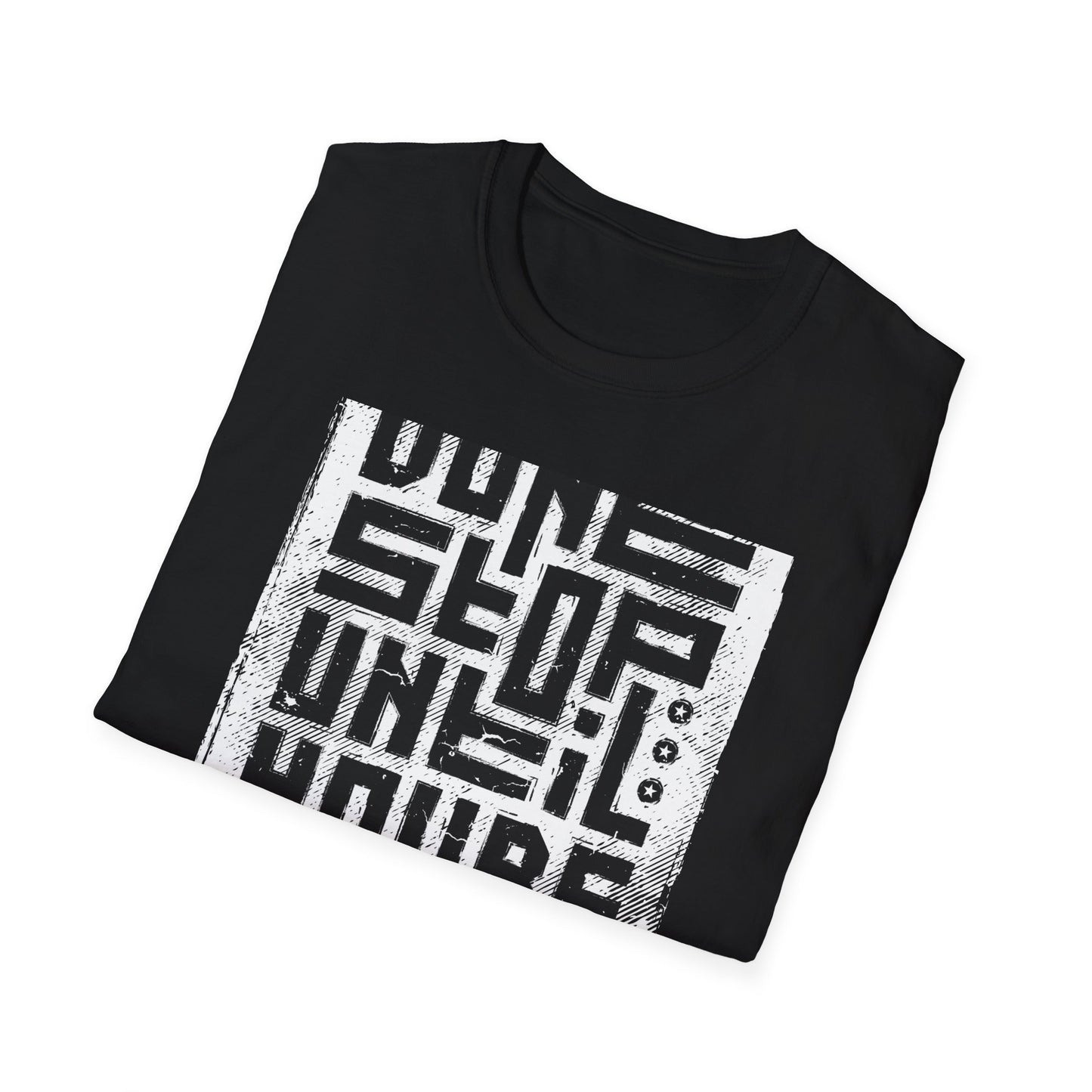 Ultimate 'Don't Stop Until You're Proud' T-Shirt | Bold Motivational & Gym Wear | Distressed Inspirational Tee