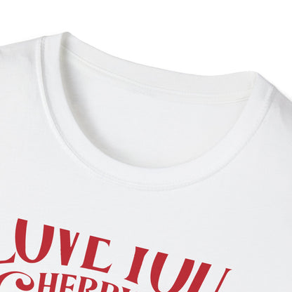 Sparkling Disco Cherry Love T-Shirt | 'Love You Cherry Much' Punny Tee | Retro Valentine's Gift | Unique Graphic Tee