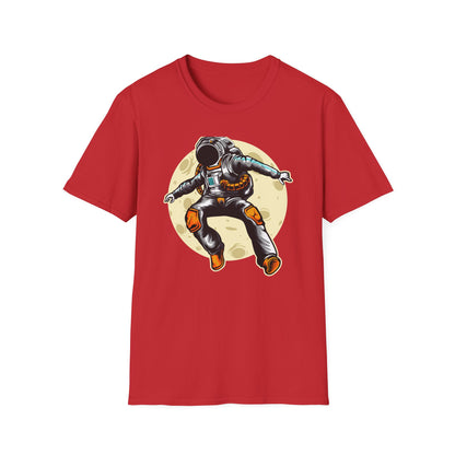 Epic Astronaut Moon Float T-Shirt | Gravity-Defying Space Explorer Tee | Cool Cosmic Gift for Men & Women