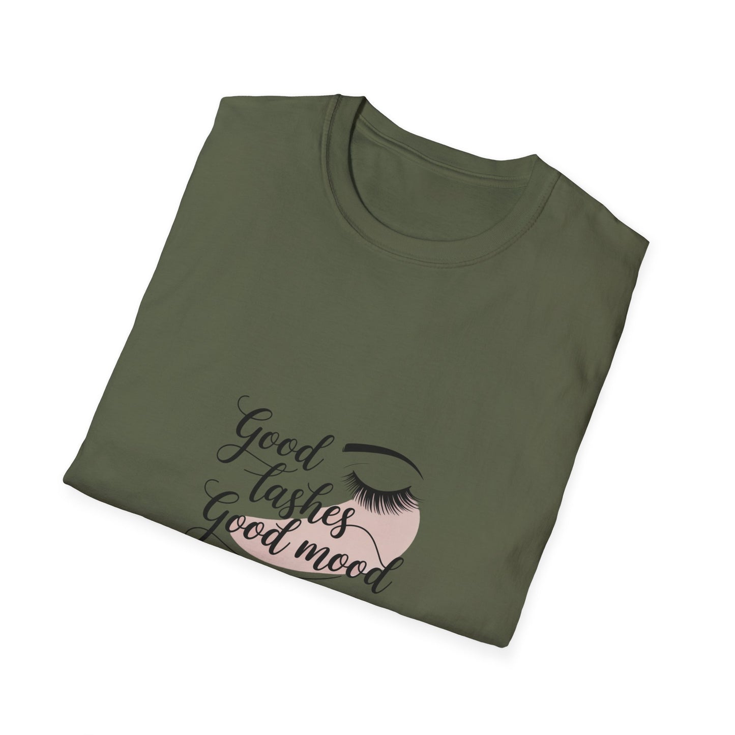 Fabulous "Good Lashes Good Mood" T-Shirt | Chic Beauty Tee for Lash Lovers & Pros | Empowering Style