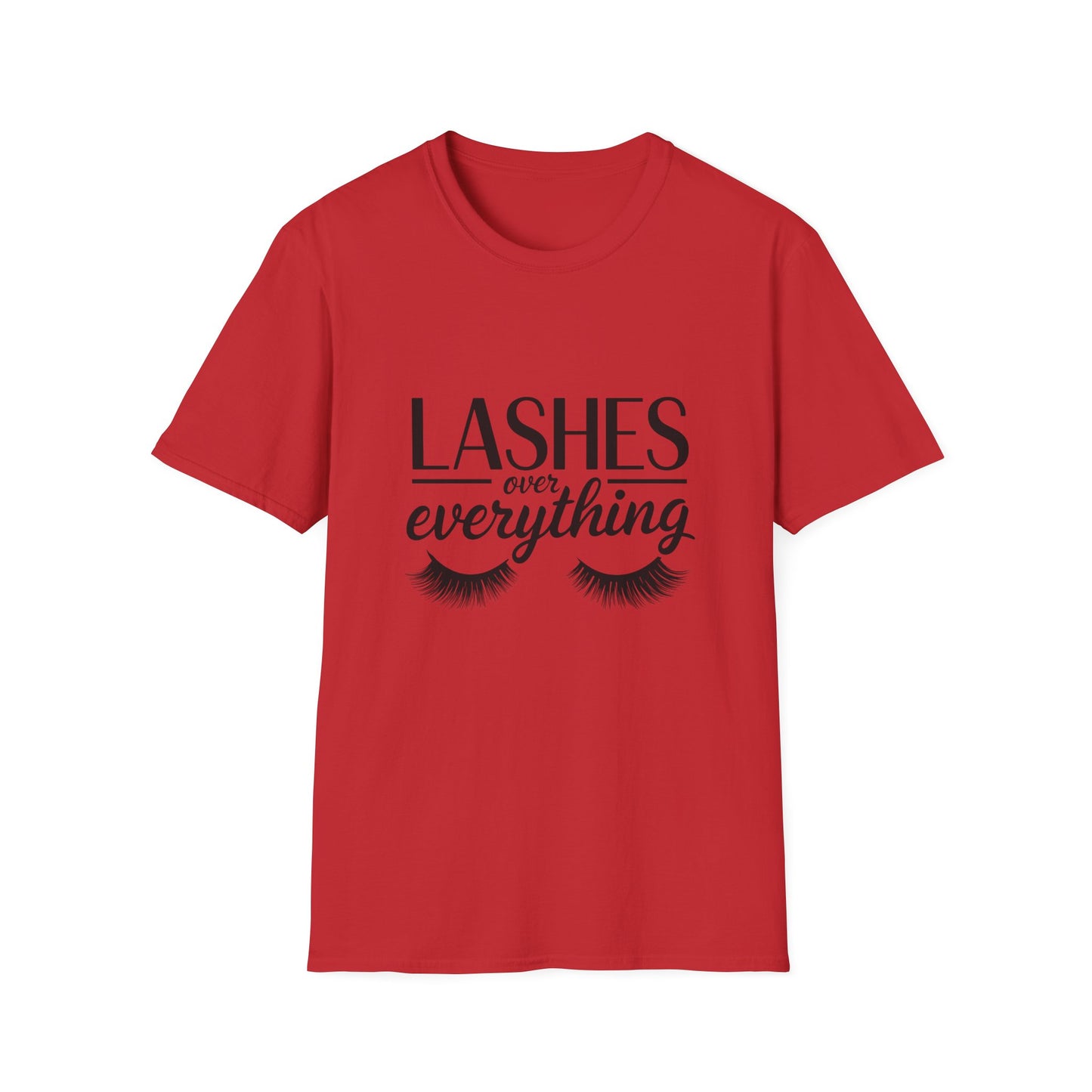 LASH Over Everything T-Shirt | Stunning Eyelash Lover Tee for Makeup Artists & Glam Queens
