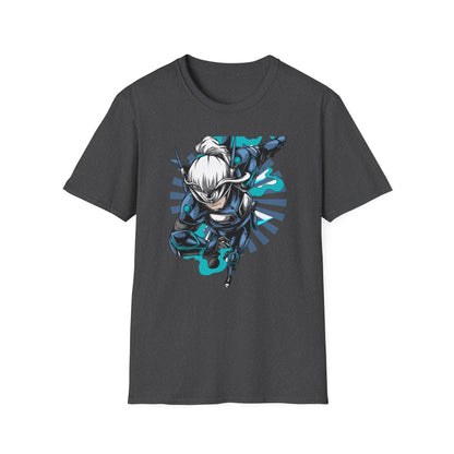 Epic Cybernetic Warrior Anime T-Shirt | Dynamic Futuristic Hero Manga Tee for Gamers & Sci-Fi Fans