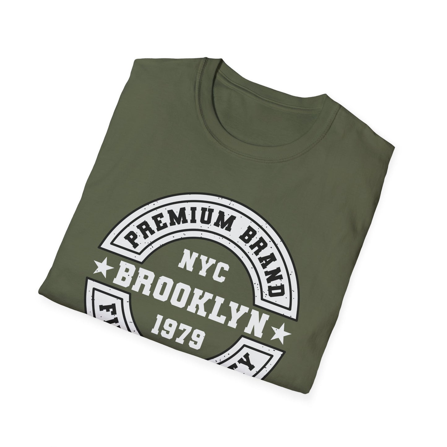 Iconic Brooklyn 1979 Premium T-Shirt | NYC Finest Quality Vintage Tee | Stylish Urban Heritage Apparel | Distressed Retro Look
