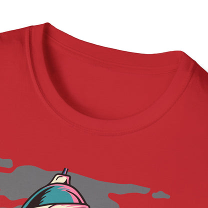 Bold Graffiti Spray Can T-Shirt - Edgy Urban Art Graphic Tee for Streetwear Fans | Unique Must-Have Design