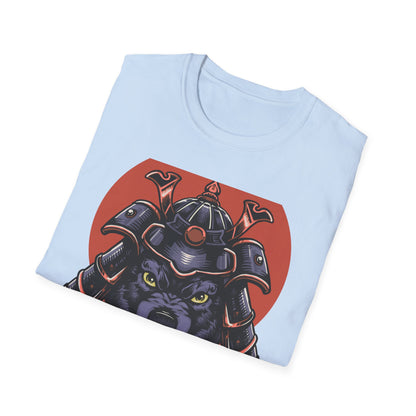 Epic Samurai Wolf Warrior T-Shirt - Japanese Kabuto & Fierce Spirit Tee | Bold Graphic Tee