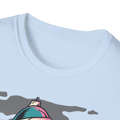 Bold Graffiti Spray Can T-Shirt - Edgy Urban Art Graphic Tee for Streetwear Fans | Unique Must-Have Design