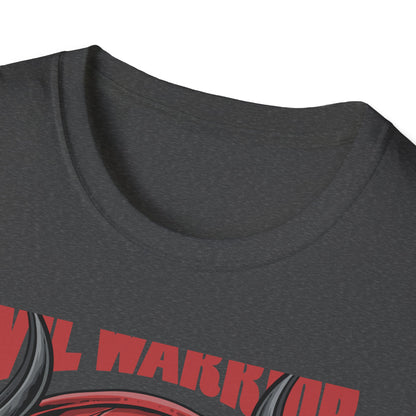 Epic Evil Warrior Horned Helmet T-Shirt | Menacing Dark Fantasy Skull Tee | Gamer Goth Apparel