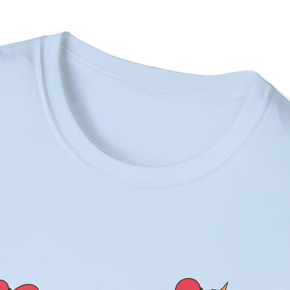 Enchanting 'Magic of Love' Groovy T-Shirt | Retro Valentine's Day Heart Tee | Whimsical, Cute & Romantic Gift