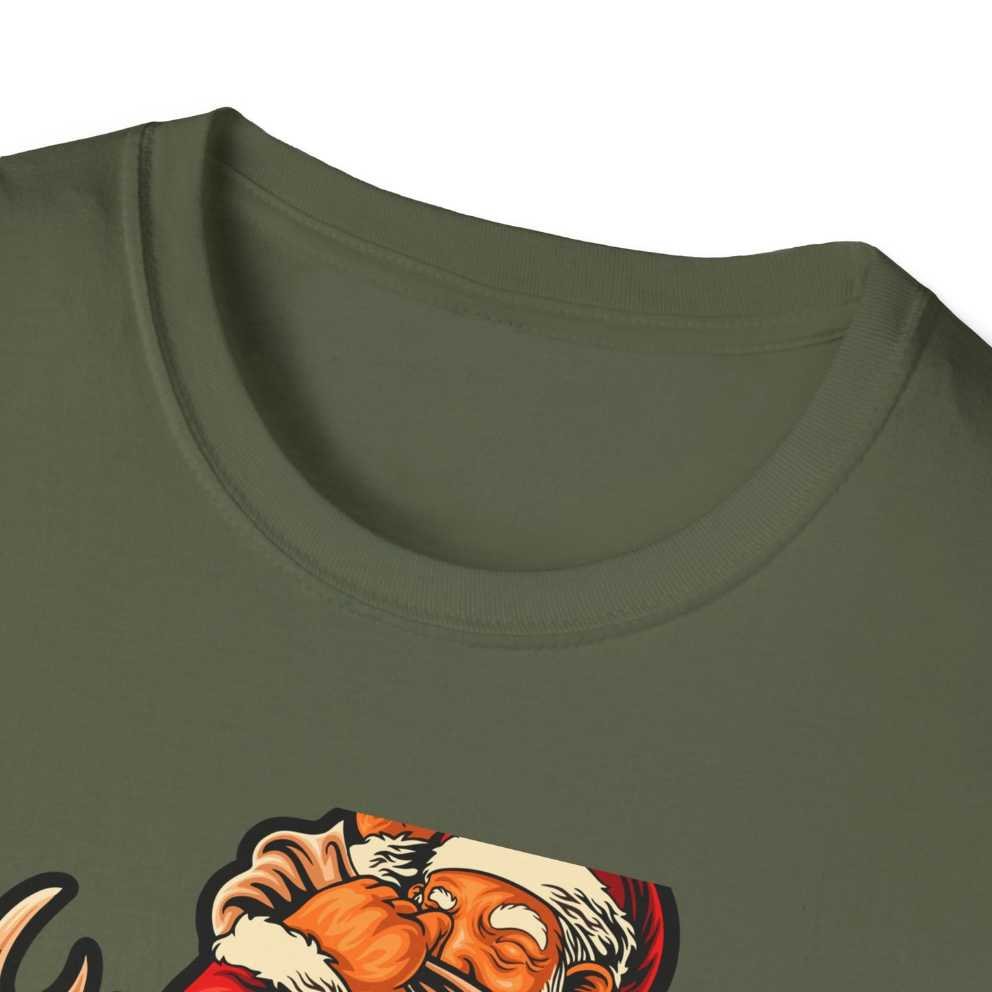 Epic Santa Riding Reindeer T-Shirt - Funny Christmas Piggyback Holiday Tee | Joyful Festive Apparel