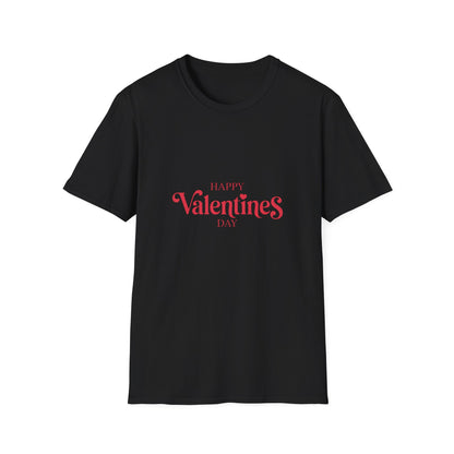 Charming Happy Valentines Day T-Shirt | Romantic Red Heart Love Tee | Perfect Gift for Her, Him & Couples