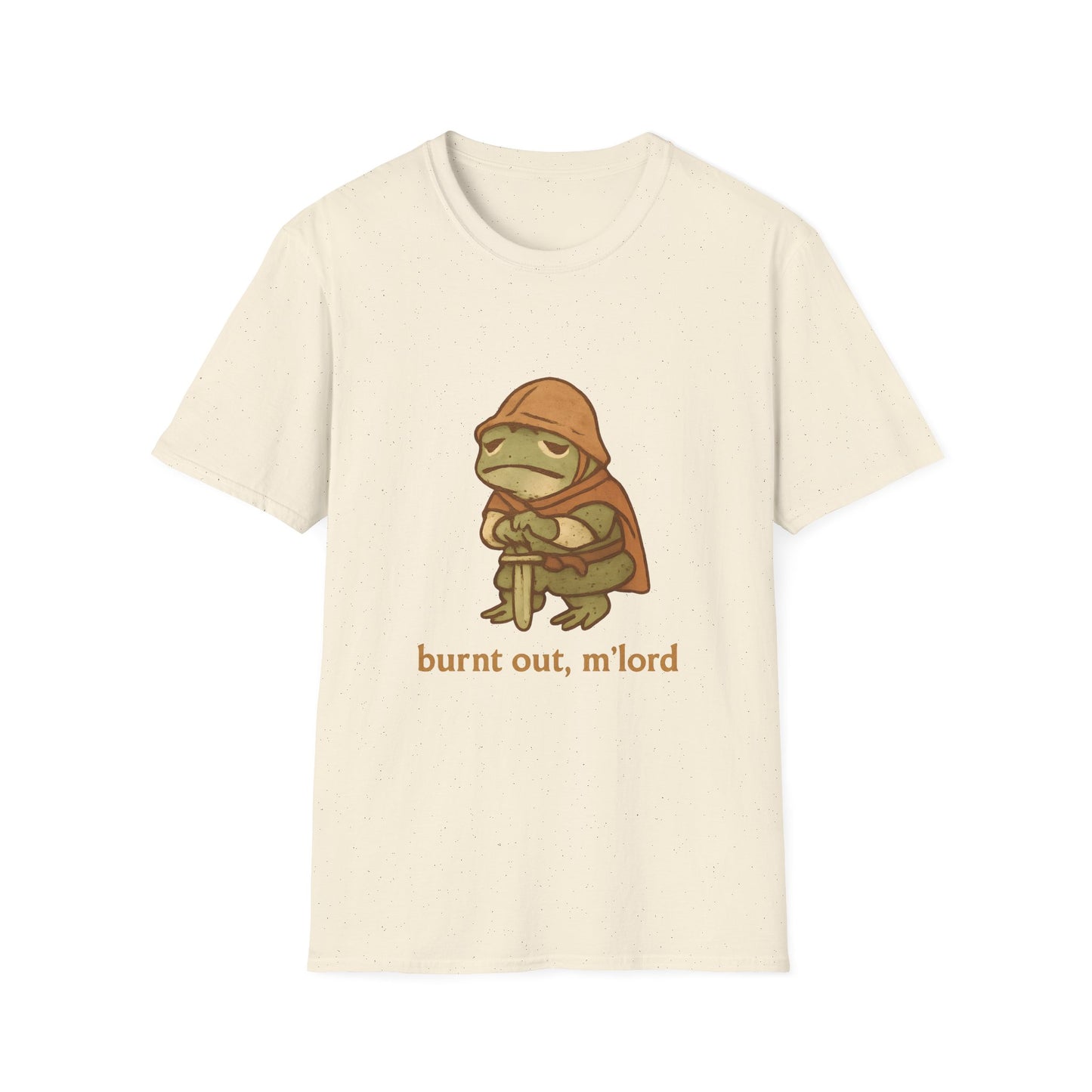 Burnt Out, M’Lord Frog Knight Tee