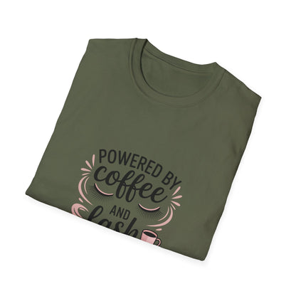 Coffee & Lash Extensions T-Shirt - Chic Beauty Lover Tee for Women | Cozy Lash Artist Gift | Trendy Eyelash Enthusiast Top