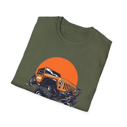 Epic Off-Road Jeep Wrangler T-Shirt | Rugged 4x4 Adventure Sunset Tee | Ultimate Gift for Jeep Lovers & Off-Road Enthusiasts