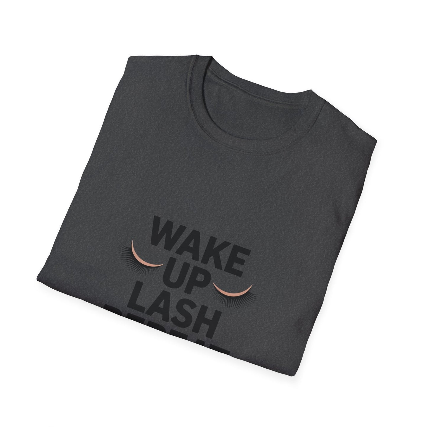 Wake Me Up For Beauty T-Shirt | Dreamy Lashes Graphic Tee | Chic Self-Care Fashion for Her