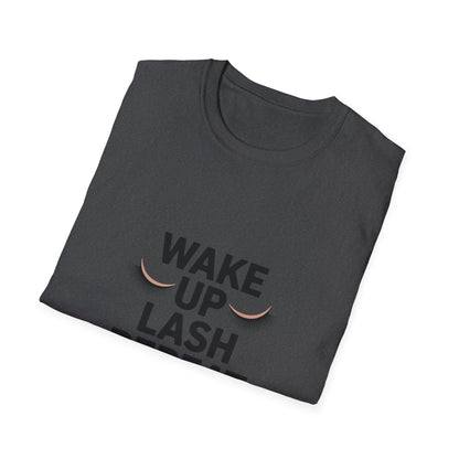 Wake Me Up For Beauty T-Shirt | Dreamy Lashes Graphic Tee | Chic Self-Care Fashion for Her