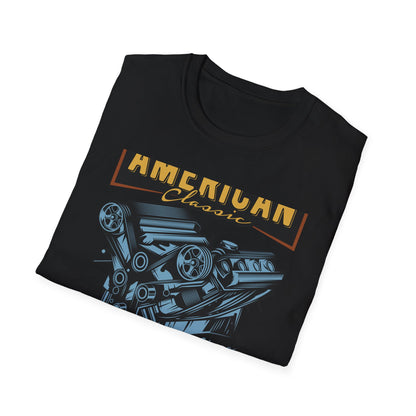 Epic American Classic Muscle Car V8 Engine T-Shirt | Authentic Garage Mechanic Tee | Since 1973 Vintage Car Lover Gift