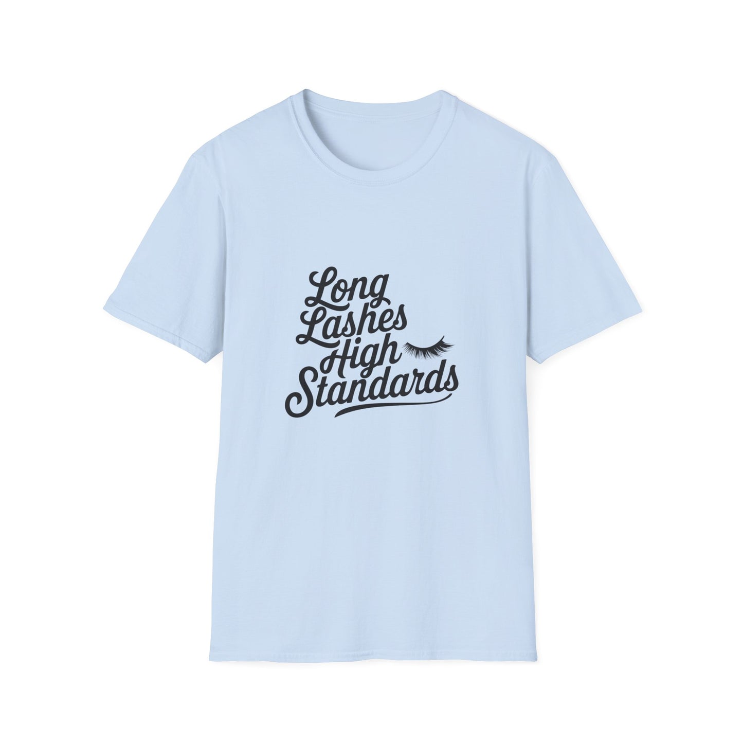 Chic 'Happy Lashes Happy Life' T-Shirt | Empowering Eyelash Lover Tee for Beauty Queens & Lash Techs | Must-Have Glam Gift