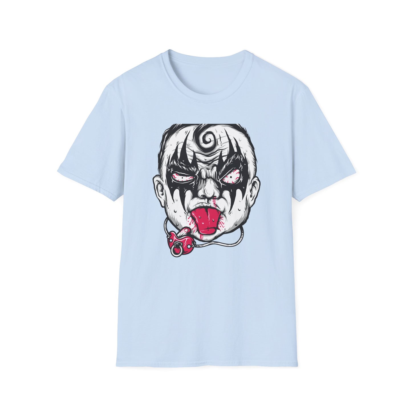 Unleash Your Inner Rocker: Epic Demon Baby T-Shirt - KISS-Inspired Edgy Infant Tee for Metal & Punk Fans