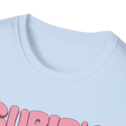 Groovy Cupid's Vibes T-Shirt | Sweet Retro Valentine's Day Love Tee | Adorable Distressed Graphic Gift