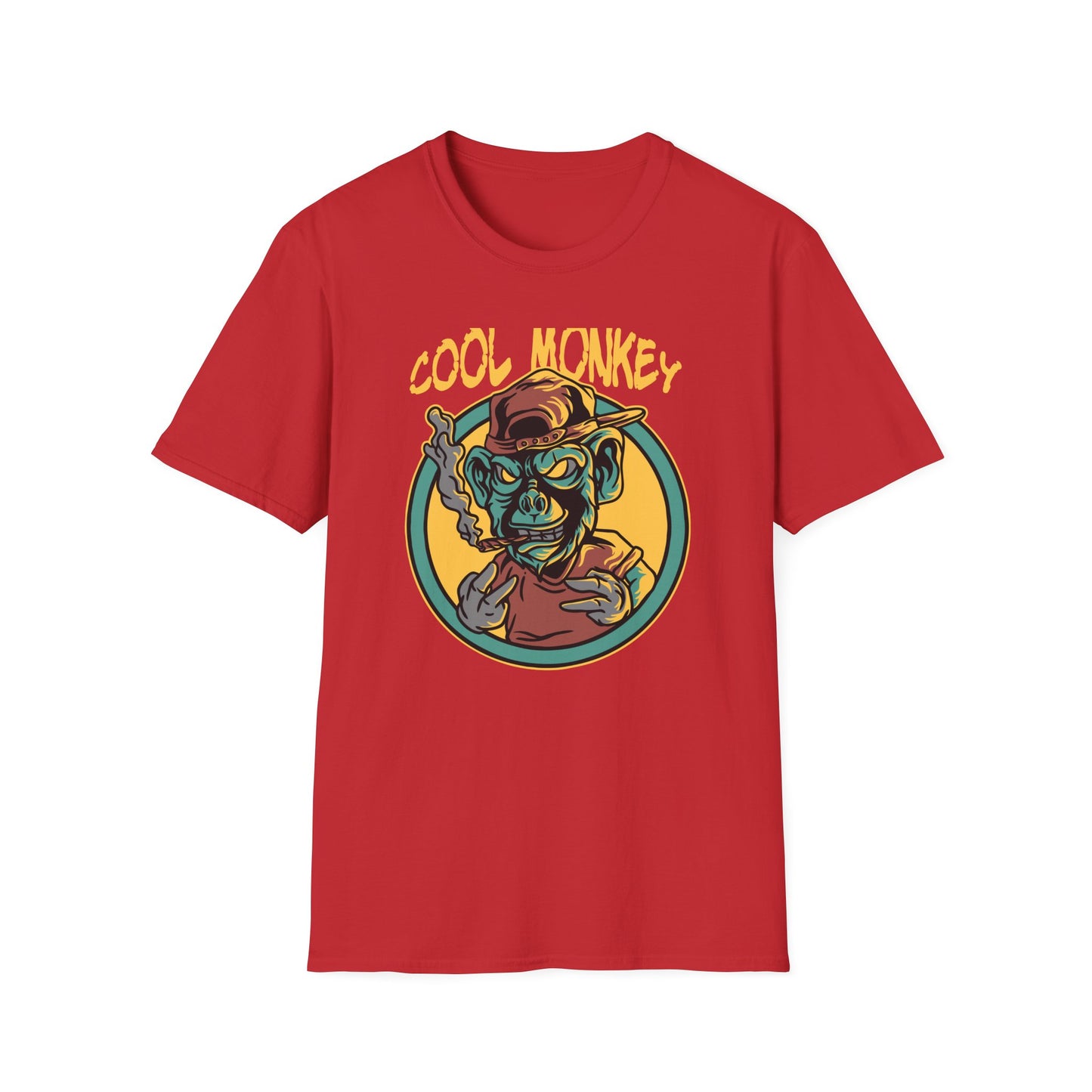 Awesome Cool Monkey T-Shirt | Edgy Streetwear Graphic Tee | Unique Urban Animal Print for Men & Women
