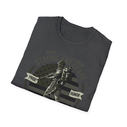 Proud Army Veteran T-Shirt - Strong & Brave Soldier Design | Honoring USA Military Service Gift