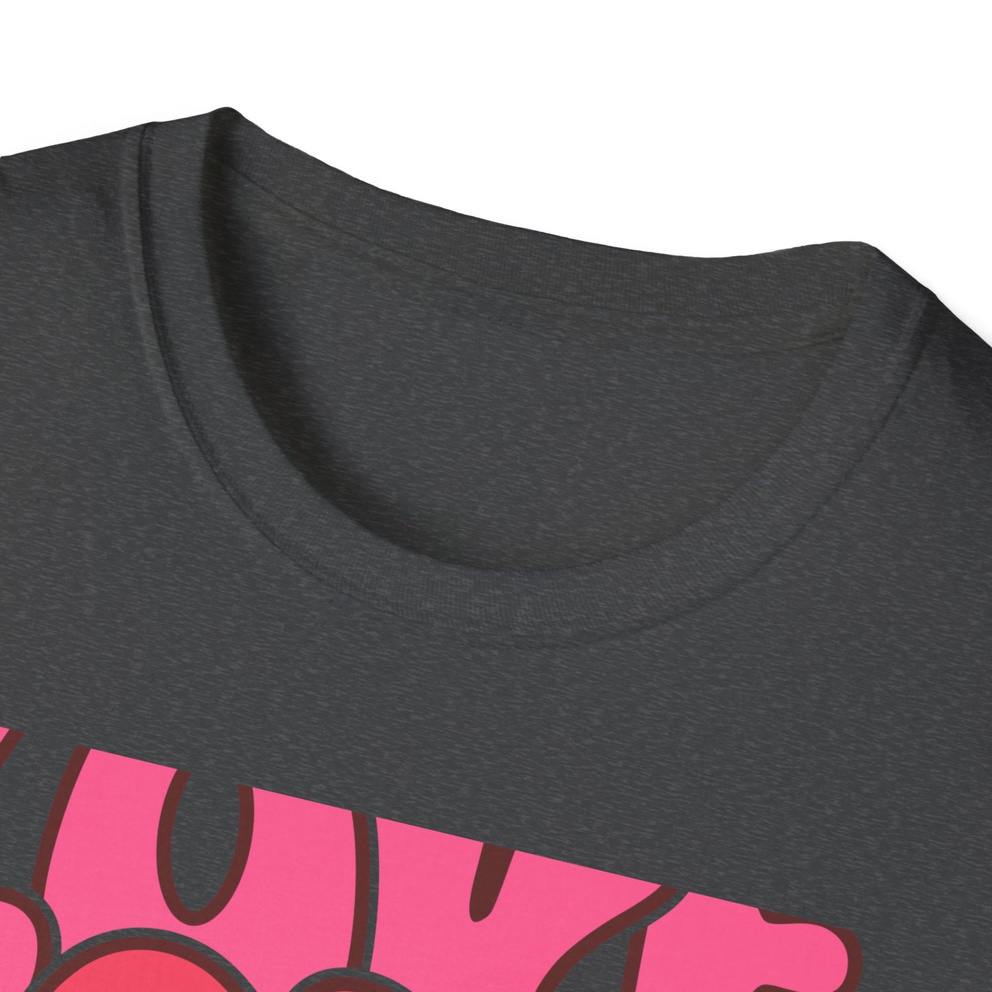 Vibrant Groovy LOVE XOXO T-Shirt | Retro Heart Bubble Letters Tee | Sweet Valentine's Day & Everyday Love Gift